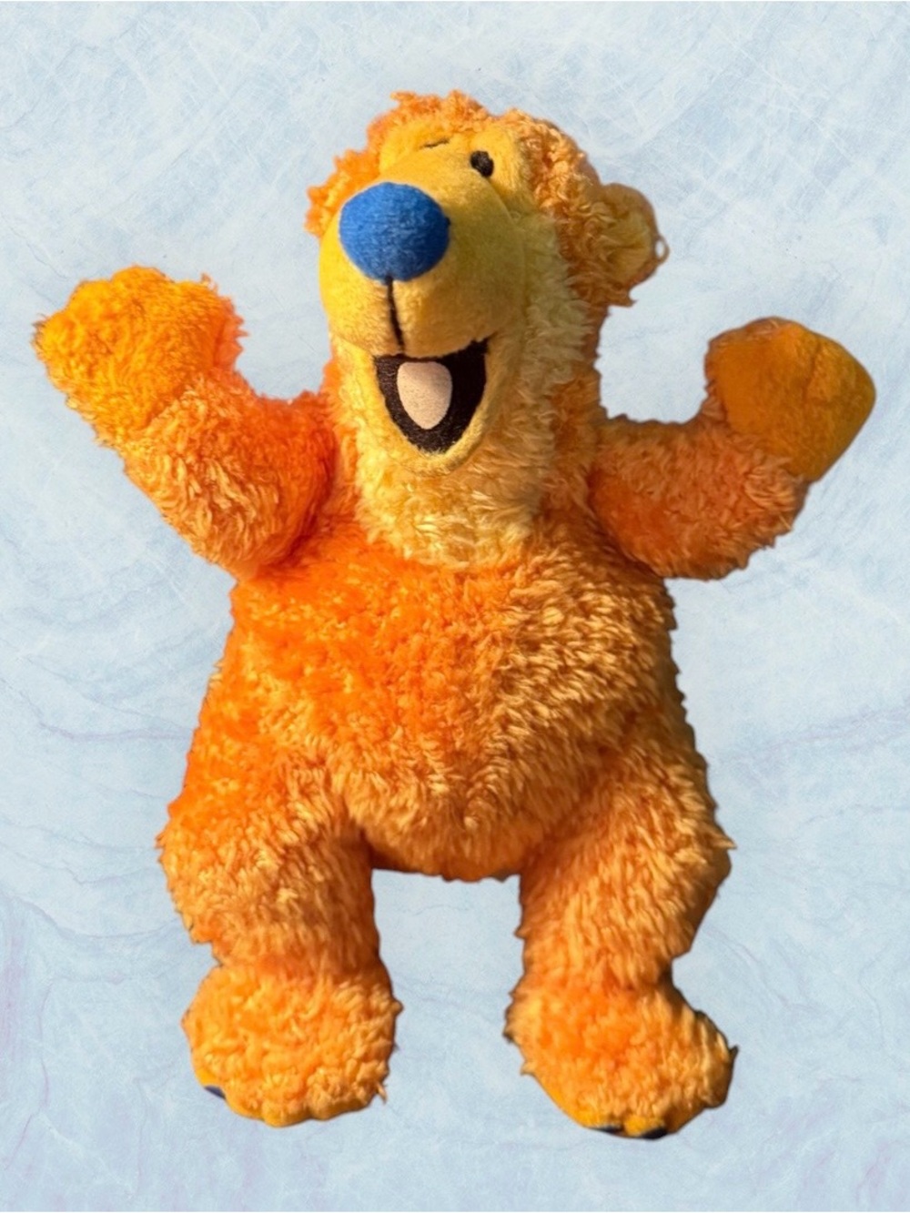 Vintage~Disney Bear In The Big Blue House~Jim Henson Mattel Applause 1999~ Plush - Picture 15 of 16